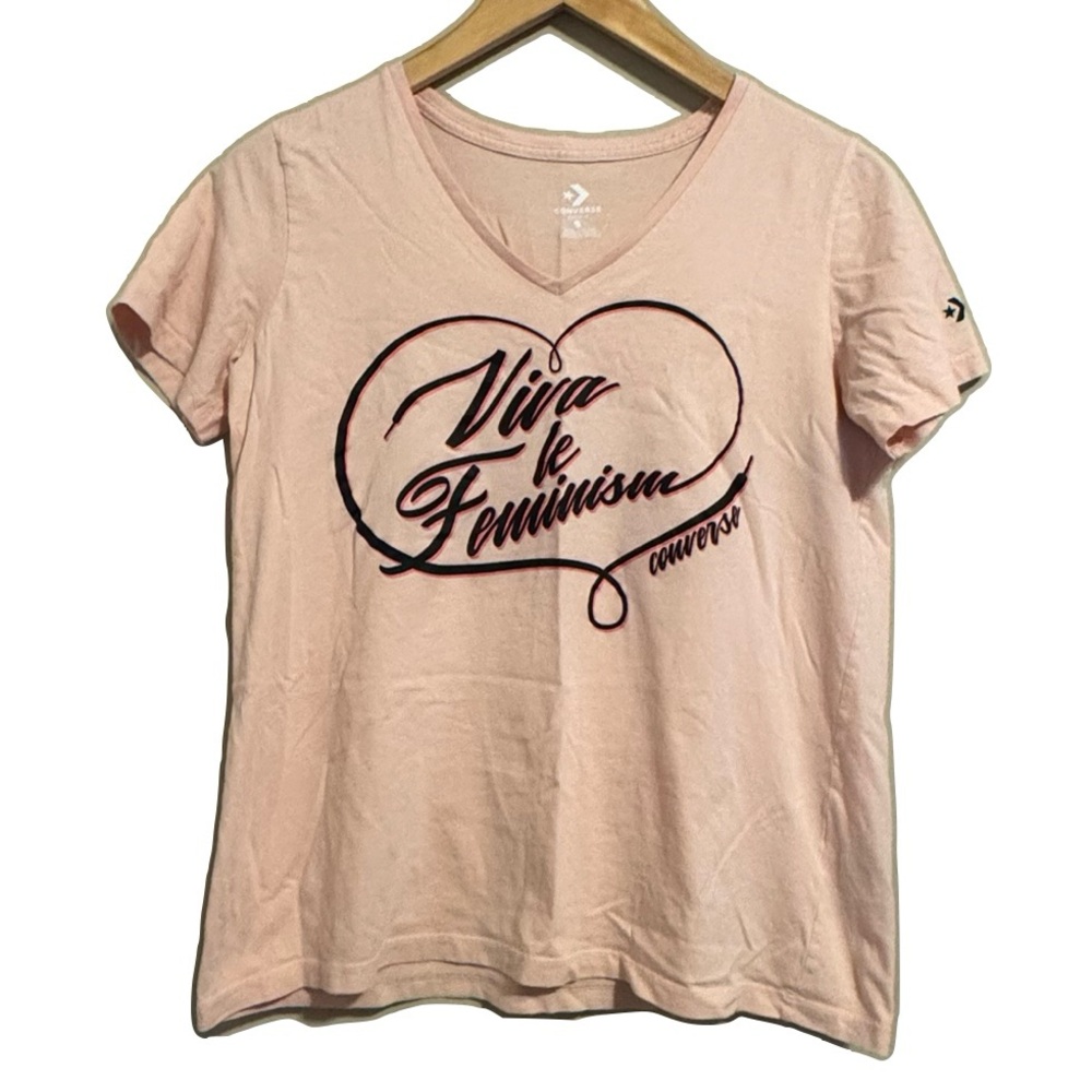 Converse 3 for 15 SALE CLEARANCE Viva Le Feminism Small T-Shirt